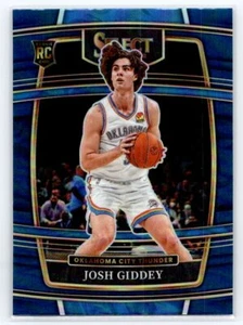 Josh Giddey 2021-22 Panini Select Rookie Silver Blue Prizms #58 - Picture 1 of 2