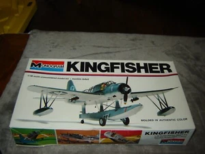 Monogram Model kit #5304 King Fisher Box open 1977 kit Mint in box 1/48 Scale - Picture 1 of 17
