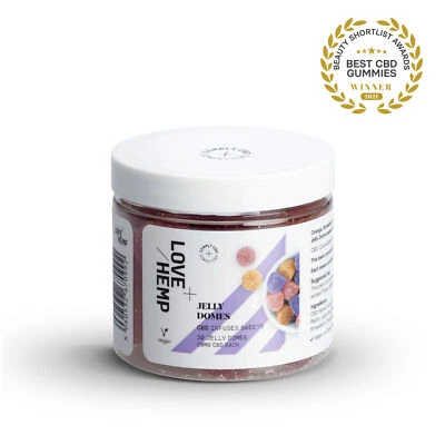 Love Hemp CBD Jelly Dome Gummies x 30 | 600mg High Strength | Vegan | THC Free