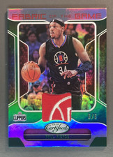 PAUL PIERCE 2018-19 Certified Fabric Of the Game Mirror Green Logo Patch 5/5