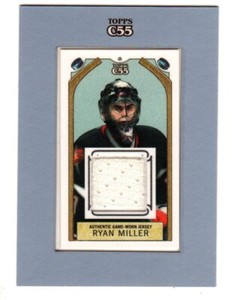 2003-04 Topps C55 GAME USED JERSEY RELICS #TRRM Ryan Miller BUFFALO SABRES