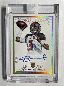 Flawless JAMEIS WINSTON 2015 cubierta novato automático dorado 05/10 Buccs - NY GIANTS - Imagen 1 de 2