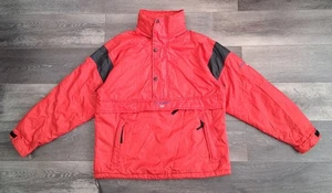 Vintage Polo Sport Ralph Lauren Anorak Jacket Convertible Hood Red Size Small - Picture 1 of 15
