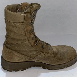 Belleville AFSTC Vibram Puntera de Acero Botas de Combate Militares Desierto Marrón Para Hombres 9R EE. UU. - Imagen 1 de 8
