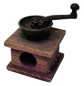 MOLINILLO DE CAFÉ MINIATURA PARA CASA DE MUÑECAS/TIENDA, TAL CUAL - Imagen 1 de 6