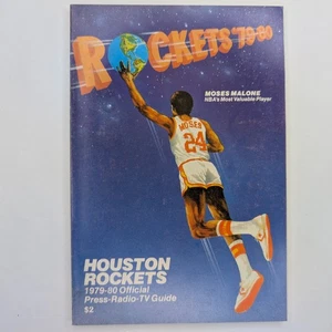 1979-80 Guide Houston Media Malone Moses MVP NBA Official Press Rockets B2 - Bild 1 von 8