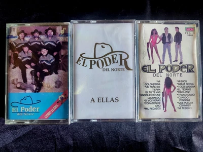 El Poder Del Norte "Los Pioneros Del Norte" "A ELLAS" "Como LLama" 3 Cassettes!! Foto 1 de 4