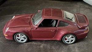 Porsche 911 Turbo 1/18 1997 pressofuso bordeaux - Foto 1 di 6