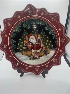 VILLEROY & BOCH SANTA W/ ChildrenToys FANTASY 16 1/4" LARGE PLATTER Christmas - Picture 1 of 14