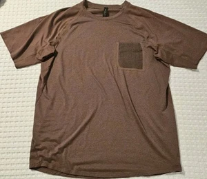 Lululemon belüftetes kurzärmliges Wanderhemd LM3DN5S dunkeloxidbraun Large - Bild 1 von 4