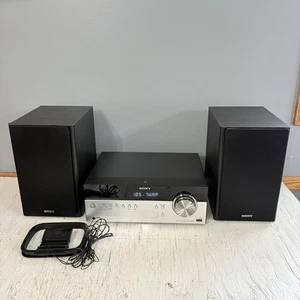 Sony HCD-SBT100 Bluetooth USB Tuner CD Micro Audio Speakers No Remote Working - Picture 1 of 16
