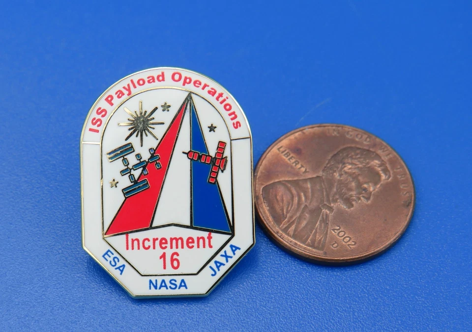 NASA PIN vtg ISS Payload Operations Increment 16 / International Space Station - Image 1 of 1