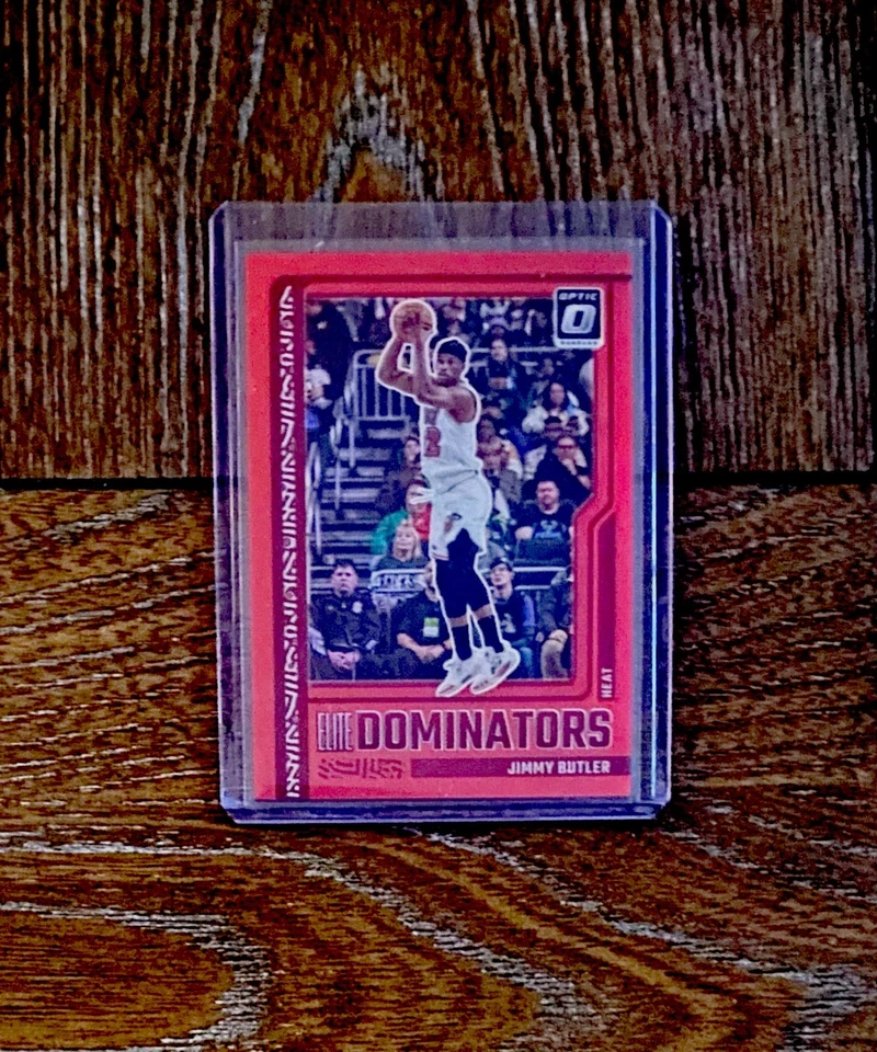 2023-24 Panini Donruss Optic - Elite Dominators Jimmy Butler #25 Red Prizm/99 Foto 1 de 1
