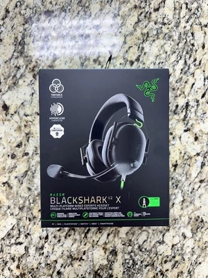 NUEVO Auriculares para juegos Razer BlackShark V2 X con cable multiplataforma sobre la oreja Foto 1 de 4