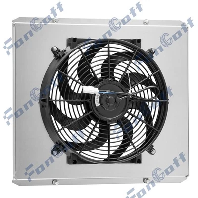 Aluminum Shroud+Fan For Chevy/GMC C/G/K/R/V 10 20 30 1500 2500 4.3L V6 1985-1993 - Изображение 1 из 4