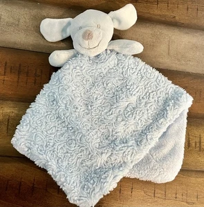 Blankets & Beyond Blau Welpen Hund Rosette Baby Sicherheitsdecke Lovey 13" Weich - Bild 1 von 8