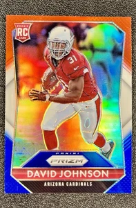 2015 Panini Prizm Rookies Red White & Blue Prizm DAVID JOHNSON #224 RC Cardinals - Picture 1 of 4