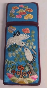 Koreanisches traditionelles Luxus bunt bestickt genäht Brillenetui - Bild 1 von 4