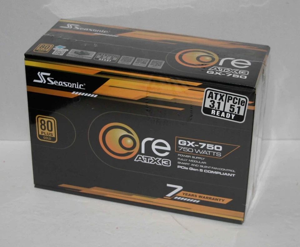 Seasonic Focus GX-750 SSR-750FX 750W 80+Gold Modular Power Supply PSU NEW - Image 1 of 4