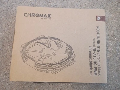 Noctua NH-D15 Chromax Black CPU Cooler Replacement Fan Dual Tower Quiet - Image 1 of 4