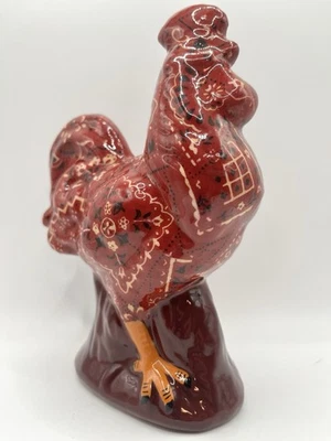 7-дюймовая красная бандана курица стиль 70-х фермерский дом деревенский декор - Изображение 1 из 4