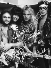 VAN HALEN - print signed photo - foto con autografo stampato