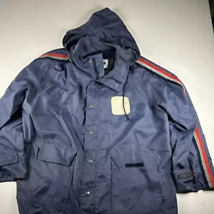 Vintage 70s Postal Carrier Jacket XL Men’s Blauer Made USA Bomber Windbreaker - Picture 1 of 8