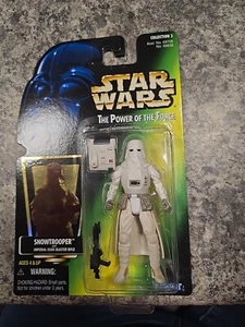 Star Wars Kenner Potf2 Snowtrooper Hologram Green Card Action Figure ~ Misp - Picture 1 of 1