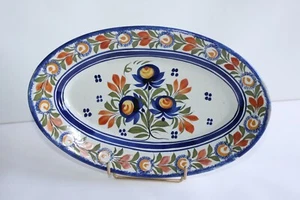 Ancien plat ovale en faïence de Quimper signé Henriot N° 73. - Picture 1 of 6