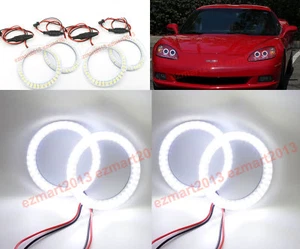 LED halo ring for Chevrolet Corvette 05-13 headlight angel eye Demon DRL lamp - Bild 1 von 18