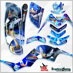 FREE SHIPPING YAMAHA RAPTOR 80 2003-06 ATV GRAPHICS KIT DECALS 12MIL GROSOR - Picture 1 of 4