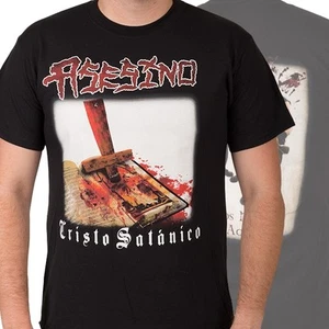 ASESINO-CRISTO SATANICO-T-SHIRT-LARGE - Picture 1 of 3