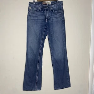 Big Star Pioneer Regular Boot Cut Denim Blue Jeans 30L - Picture 1 of 14