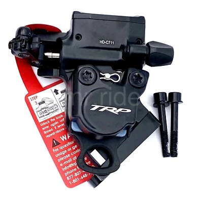 Pinza de freno de disco hidráulica TRP HY Road Flat Mount trasera 160 mm HD-C711 negra Foto 1 de 4