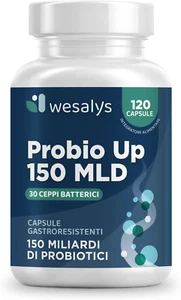 Fermenti Lattici Probiotici 150 Miliardi UFC, 30 Ceppi, 120 Cps Gastroresistenti - Foto 1 di 12