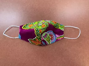 Paisley Maschera Viso Donna, Lavabile, Bellissima, Due Strati Cotone, Colorata, USA - Foto 1 di 5