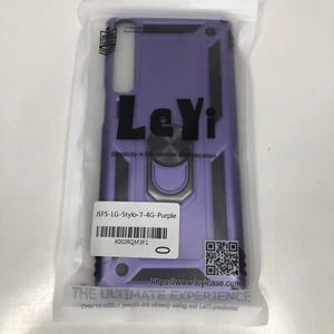 LeYi Phone Case LG Stylo 7 4G Purple Cell Phone Protector - Picture 1 of 9