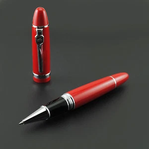 Bolígrafo rodillo rojo general promoción Jinhao 159 clip plateado - Imagen 1 de 5