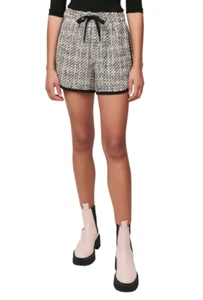 Maje Women Inatola Tweed Shorts Rose Pale Size 36EU / 4US - Picture 1 of 3