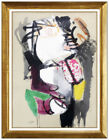 Bernard Lorjou Gro Original Gouache Unterzeichnet Portrt Abstrakte Kunstwerk