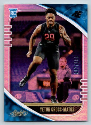 2020 Absolute Spectrum #199 Yetur Gross-Matos /199 (ref 212362) - Image 1 of 2