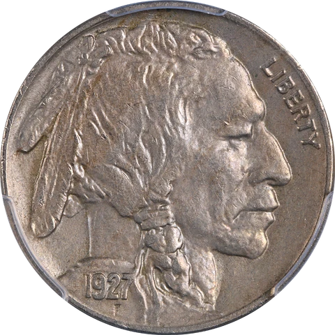 1927-S Buffalo Nickel PCGS AU53 Great Eye Appeal Cover