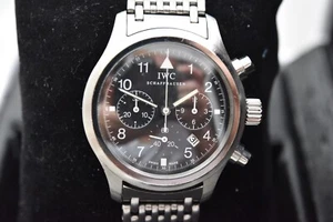 IWC Fleiger Chronograph 3741 mit Armband, Box und Papier, top - Bild 1 von 14