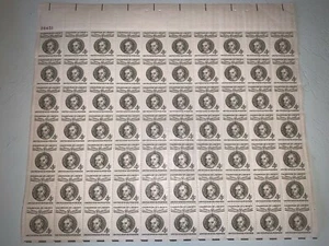 US Stamps SC# 1136 Ernst Reuter 4c sheet of 70 MNH 1959 - Picture 1 of 1