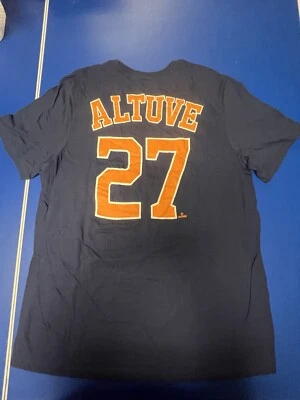 Nike Authentic Houston Astros Jose Altuve 27 Jersey Shirt Men's Large - Image 1 of 4