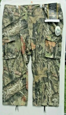 MENS MOSSY OAK BREAK-UP COUNTRY CAMO HUNTING CARGO PANTS, SIZE 44/46 XXL, NEW - Image 1 of 3
