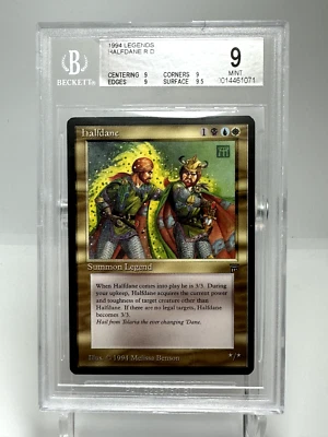 MTG Legends Halfdane BGS 9.0 (9) Mint Magic Card - Image 1 of 2