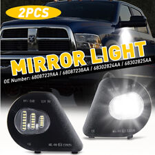 LED Towing Side Mirror Puddle Light For 10-19 Dodge Ram 1500 2500 3500 4500 5500