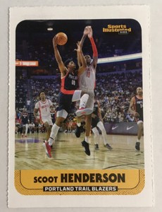 2023 Sports Illustrated SI For Kids SCOOT HENDERSON #1095 Trail Blazers Rookie