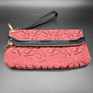 Neu ohne Etikett Simply Vera by Vera Wang Handgelenktasche Handtasche Magnet Clutch burgund - Bild 1 von 9